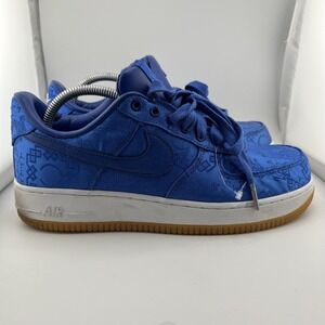 Nike Air Force 1 Low Shoes Mens Size 9 Blue Jacquard Chinese New Year CJ5290-400